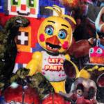 Five Nights At Freddy's Character Collage Fleece Throw Blanket | 45 x 60 Inches