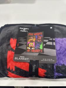 Five Nights at Freddy's Blanket Throw 45 X 60
