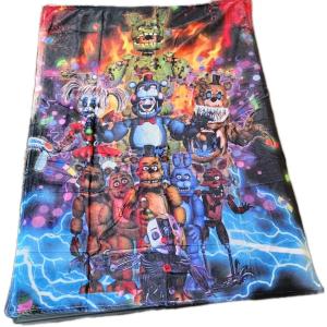 Five Nights At Freddy's Throw Blanket Comfy Soft Kids 50"x40" Freddy Fazbear