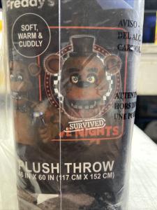 FNAF Five Nights At Freddy’s I  Survived Fleece Blanket 40x 64 Brand New Throw