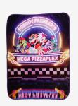 Five Nights At Freddy's Mega Pizzaplex Fleece Throw Blanket 50 x 60 NEW