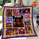 Personalized Five Nights at Freddy's Blanket All Size