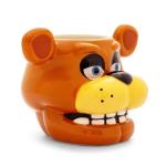 Five Nights At Freddy's Freddy Face Sculpted Ceramic Mini Mug | Holds 2 Ounces