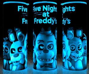 Glow in the Dark FNAF Five Nights At Freddys Gaming Cup Mug Tumbler 20oz