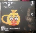 Five Nights At Freddy's Chica 15oz Sculpted Ceramic Mug With Lid