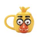 Five Nights At Freddy's Chica 15oz Sculpted Ceramic Mug With Lid