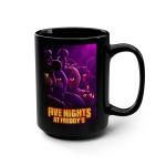 Five Nights at Freddy's (2023) - Movie Poster Art - Black Mug, 15oz