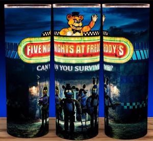 FNAF Five Nights At Freddys Fazbear Horror Cup Mug Tumbler 20oz