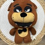 FNAF Freddy Fazbear Big Head Plush Toy 11”