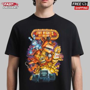 Five Nights at Freddy's Halloween T-Shirt 2025