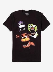 Five Nights at Freddy's Character Heads T-Shirt