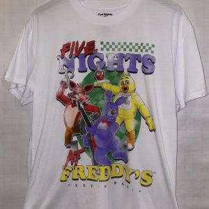Five Nights at Freddy's Retro White T-Shirt