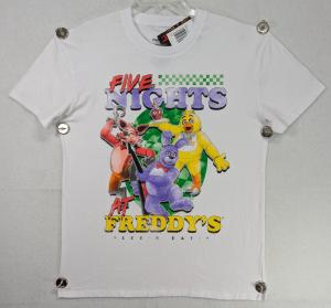 Five Nights at Freddy's Characters White T-Shirt L