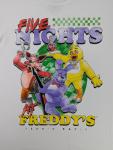 Five Nights at Freddy's Characters White T-Shirt L