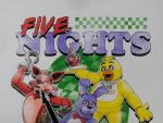 Five Nights at Freddy's Characters White T-Shirt L