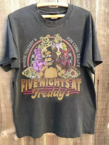 Five Nights at Freddy’s Graphic Charcoal T-Shirt