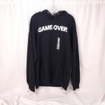 FNAF Game Over Hoodie - Black Relaxed Fit XL
