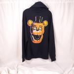 FNAF Game Over Hoodie - Black Relaxed Fit XL