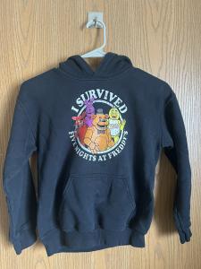 Kids' Five Nights at Freddy’s Black Graphic Hoodie