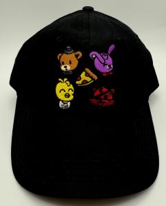 Five Nights at Freddy's Black Figure Strapback Hat