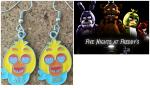 Chica Dangle Earrings for Five Nights at Freddy's