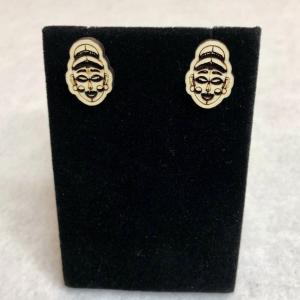 Ballora Wood Stud Earrings from Five Nights at Freddy's