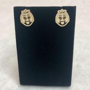 Chica Wood Stud Earrings from Five Nights at Freddy's