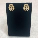 Chica Wood Stud Earrings from Five Nights at Freddy's