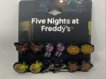 FNAF Pixelated Earrings Set - 6pcs