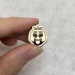 Chica Wood Stud Earrings from Five Nights at Freddy's