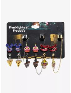 FNAF Bonnie Chica Foxy Earring Set
