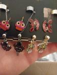 FNAF Fazbear Character Earring Set: Bonnie, Chica, Foxy