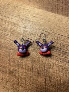 Bonnie FNaF Charm Earrings