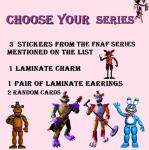 FNAF Handmade Anime Game Earrings Charm Grab Bag