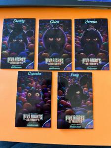 Five Nights at Freddy's Full Set of 5 Promo Cards