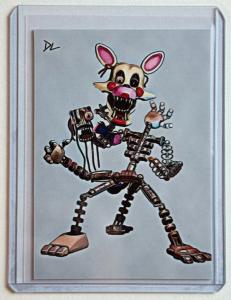 Mangle Limited Edition Signed Five Nights At Freddy's Card