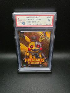 Pikachu Five Nights at Freddy's Holiday Foil ACEO