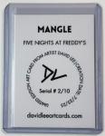 Mangle Limited Edition Signed Five Nights At Freddy's Card