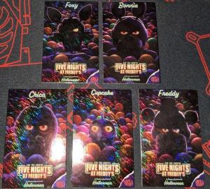 Five Nights at Freddy's Full Set of 5 Cards