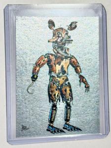 Nightmare Foxy Signed Five Nights At Freddy's Card