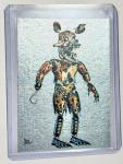 Nightmare Foxy Signed Five Nights At Freddy's Card