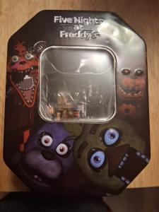 Five Nights at Freddy's Trading Cards Set with Tin