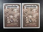 Freddy Fazbear Garbage Pail Kids Card - Sepia SP