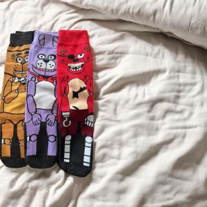 FNAF Character Mid-Calf Crew Socks - 3 Pairs