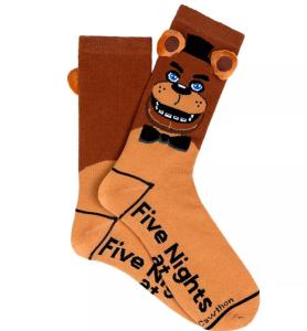 Freddy Fazbear 3D Socks - Five Nights at Freddy's