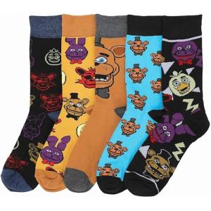 Five Nights at Freddy's Multicolor Crew Socks Set