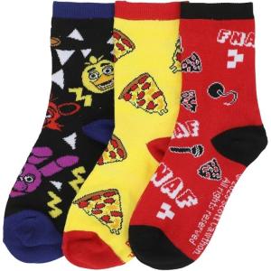 Five Nights at Freddy's Pizza Party Crew Socks