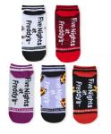 Five Nights at Freddy's 5-Pair Ankle Socks Set