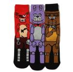 FNAF Character Mid-Calf Crew Socks - 3 Pairs