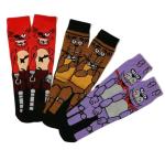 FNAF Character Mid-Calf Crew Socks - 3 Pairs